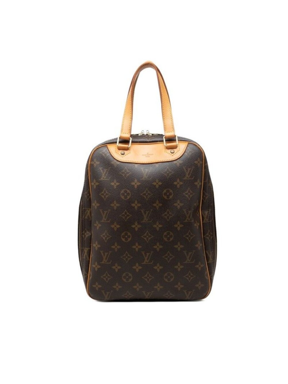 Louis Vuitton Monogram Excursion Handbag Brown Leather